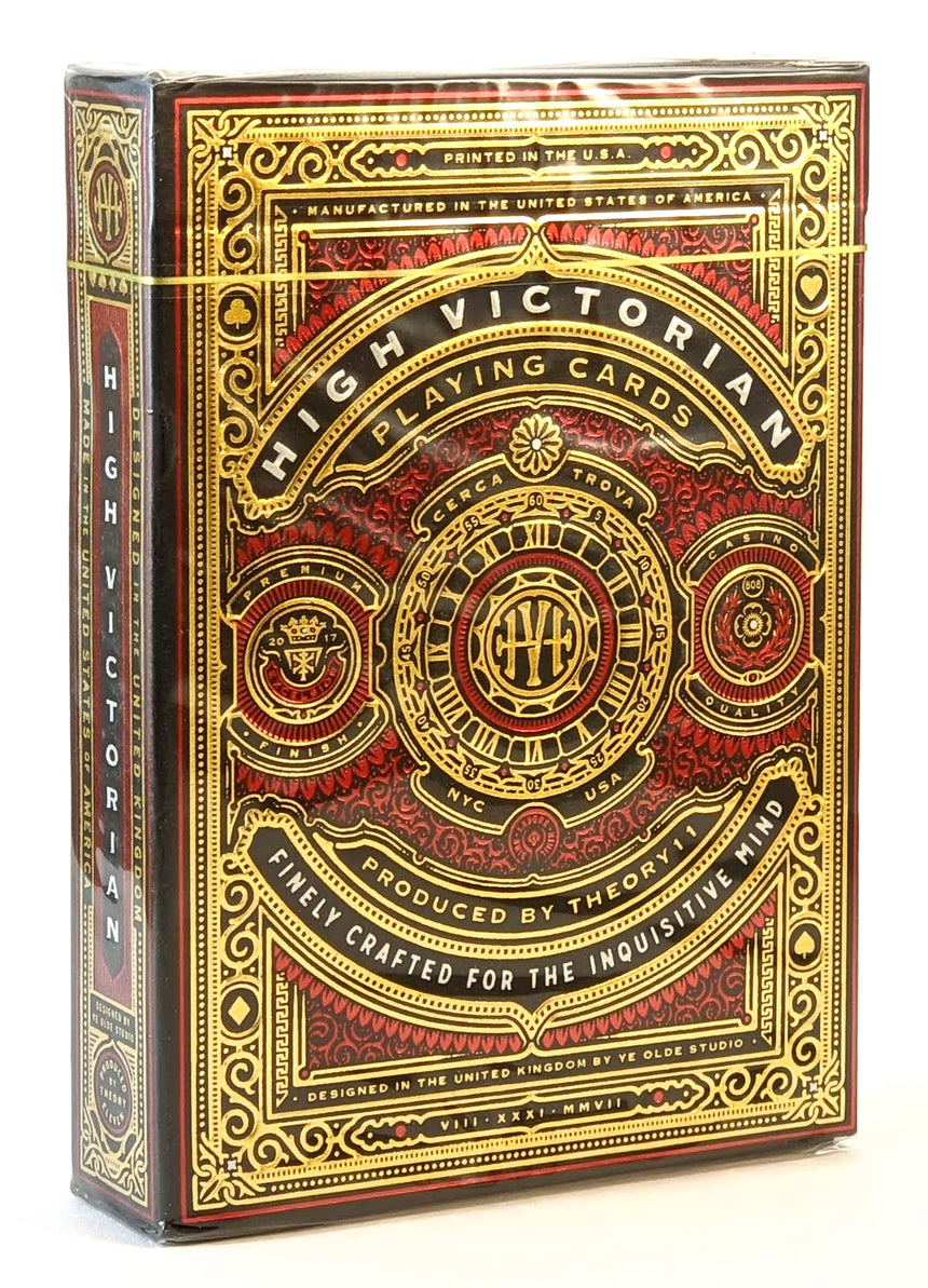 Red High Victorian - BAM Playing Cards (4832076824715)
