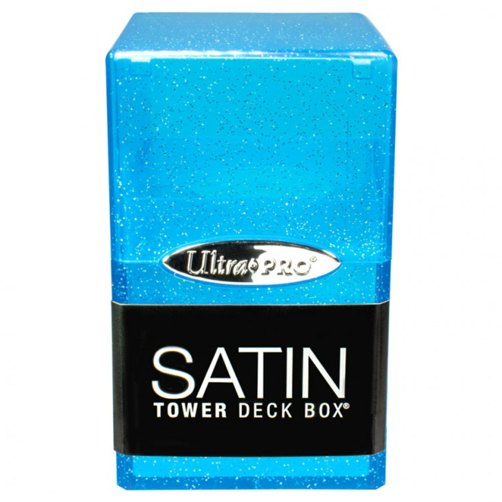 Satin Tower Deck Box - Glitter Purple main image 1